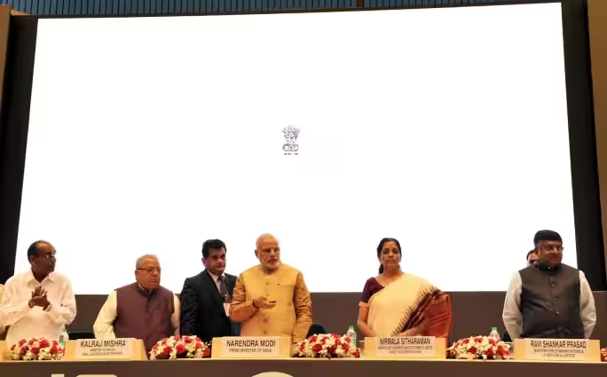 Narendra Modi Iniate the Make In India Ceremony